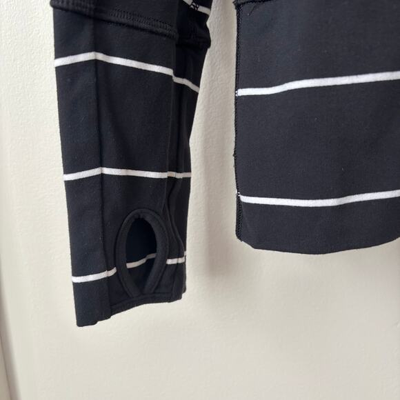 Lululemon Stride Sailor Stripe Hooded Jacket Sz 4 - Picture 6 of 11